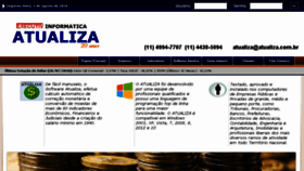 What Atualiza.com.br website looked like in 2016 (7 years ago)