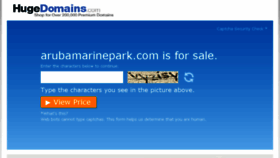 What Arubamarinepark.com website looked like in 2016 (7 years ago)