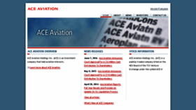 What Aceaviation.com website looked like in 2016 (7 years ago)