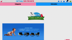 What Amedsupplies.com website looked like in 2016 (7 years ago)