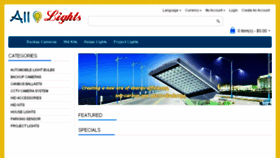 What Allights.ca website looked like in 2016 (7 years ago)