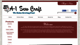 What A1sewcraft.com website looked like in 2016 (7 years ago)