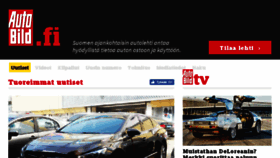 What Autobild.fi website looked like in 2016 (7 years ago)
