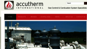 What Accutherm.com.au website looked like in 2016 (7 years ago)