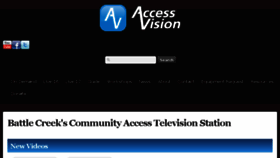 What Accessvision.tv website looked like in 2016 (7 years ago)
