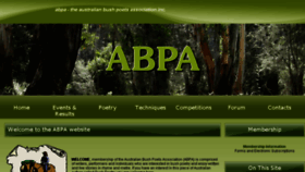 What Abpa.org.au website looked like in 2016 (7 years ago)