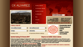 What Alvarez.cz website looked like in 2016 (7 years ago)