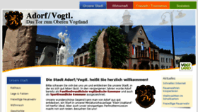 What Adorf-vogtland.de website looked like in 2016 (7 years ago)