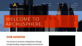 What Archusphere.com website looked like in 2016 (7 years ago)