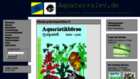 What Aquaterralev.de website looked like in 2016 (7 years ago)