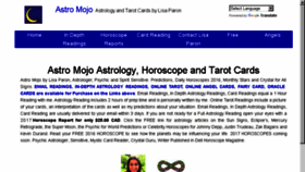 What Astromojo.com website looked like in 2016 (7 years ago)