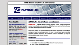 What Altaso.com website looked like in 2016 (7 years ago)
