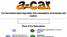 What A-car.com website looked like in 2016 (7 years ago)