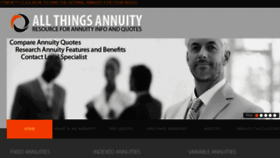 What Allthingsannuity.com website looked like in 2016 (7 years ago)