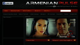 What Armenianpulse.com website looked like in 2016 (7 years ago)