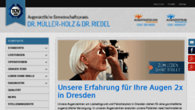 What Auge-dresden.de website looked like in 2016 (7 years ago)