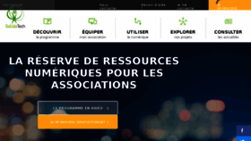 What Adb-solidatech.fr website looked like in 2016 (7 years ago)