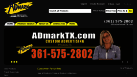 What Admarktx.com website looked like in 2016 (7 years ago)