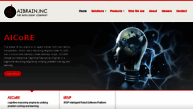 What Aibrain.com website looked like in 2016 (7 years ago)