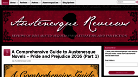 What Austenesquereviews.com website looked like in 2016 (7 years ago)