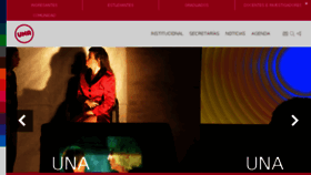What Audiovisuales.una.edu.ar website looked like in 2016 (7 years ago)