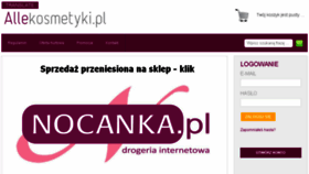 What Allekosmetyki.pl website looked like in 2016 (7 years ago)