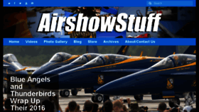 What Airshowstuff.com website looked like in 2016 (7 years ago)