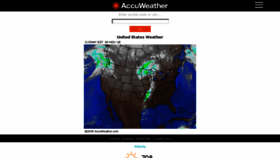 What Acuweather.com website looked like in 2016 (7 years ago)