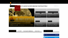 What Akpartikayseri.com website looked like in 2016 (7 years ago)