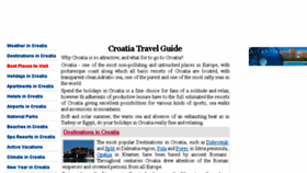 What All-croatia.com website looked like in 2016 (7 years ago)
