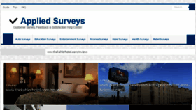 What Appliedsurveys.com website looked like in 2016 (7 years ago)