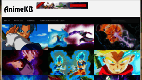 What Animekb.com website looked like in 2016 (7 years ago)