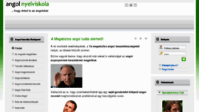 What Angol-nyelviskola.hu website looked like in 2011 (12 years ago)