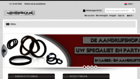 What Aandrijfshop.nl website looked like in 2016 (7 years ago)