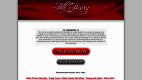What All-hairy.com website looked like in 2011 (12 years ago)