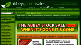 What Abbeygardensales.co.uk website looked like in 2016 (7 years ago)