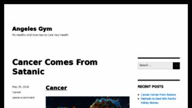 What Angelesgym.com website looked like in 2016 (7 years ago)