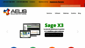 What Aelis.es website looked like in 2016 (7 years ago)