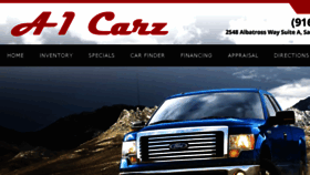 What A1carz.com website looked like in 2016 (7 years ago)