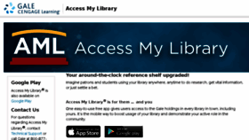 What Accessmylibrary.com website looked like in 2016 (7 years ago)