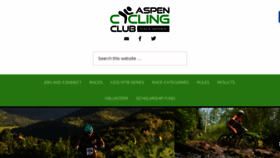 What Aspencyclingclub.org website looked like in 2016 (9 years ago)