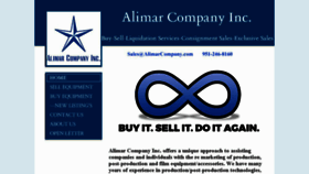 What Alimarcompany.com website looked like in 2016 (7 years ago)