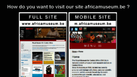 What Africamuseum.be website looked like in 2016 (7 years ago)