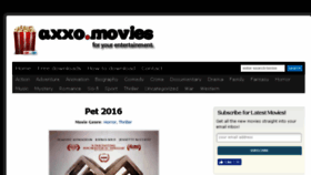 What Axxomovies.unblocked.pw website looked like in 2016 (7 years ago)