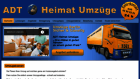 What Adt-heimatumzuege.de website looked like in 2016 (7 years ago)