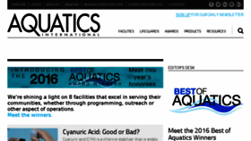 What Aquaticsintl.com website looked like in 2016 (7 years ago)