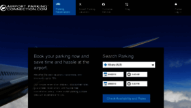 What Airportparkingconnection.com website looked like in 2016 (7 years ago)