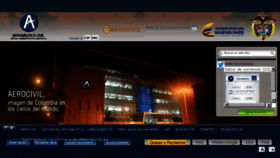 What Aerocivil.gov.co website looked like in 2016 (8 years ago)