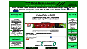 What Asse-live.com website looked like in 2016 (7 years ago)