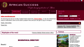 What Africansuccess.org website looked like in 2016 (7 years ago)
